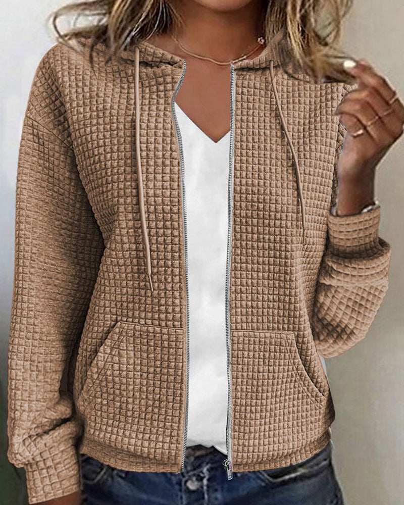 Duana | Cardigan à capuche zippé pour femmes