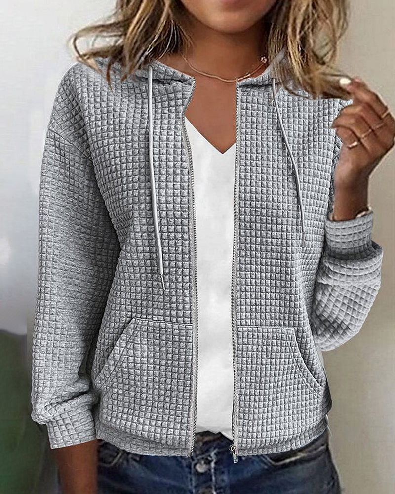 Duana | Cardigan à capuche zippé pour femmes