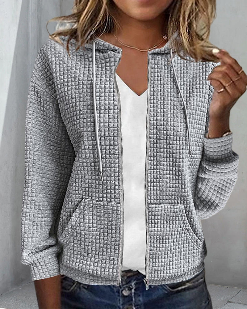 Duana | Cardigan à capuche zippé pour femmes