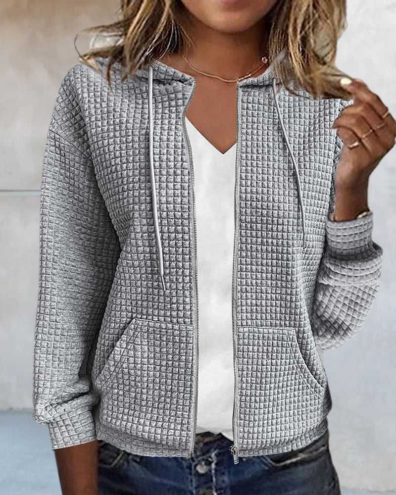 Duana | Cardigan à capuche zippé pour femmes