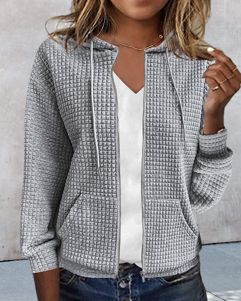 Duana | Cardigan à capuche zippé pour femmes