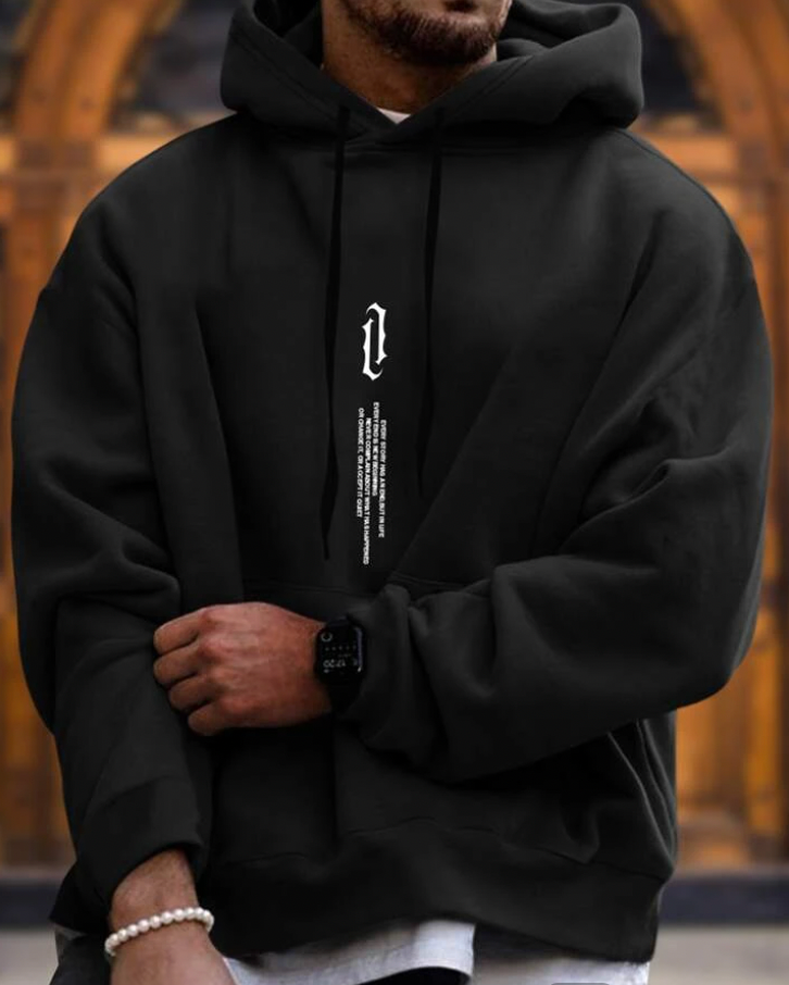 Georgii | Sweat à capuche imprimé pour hommes