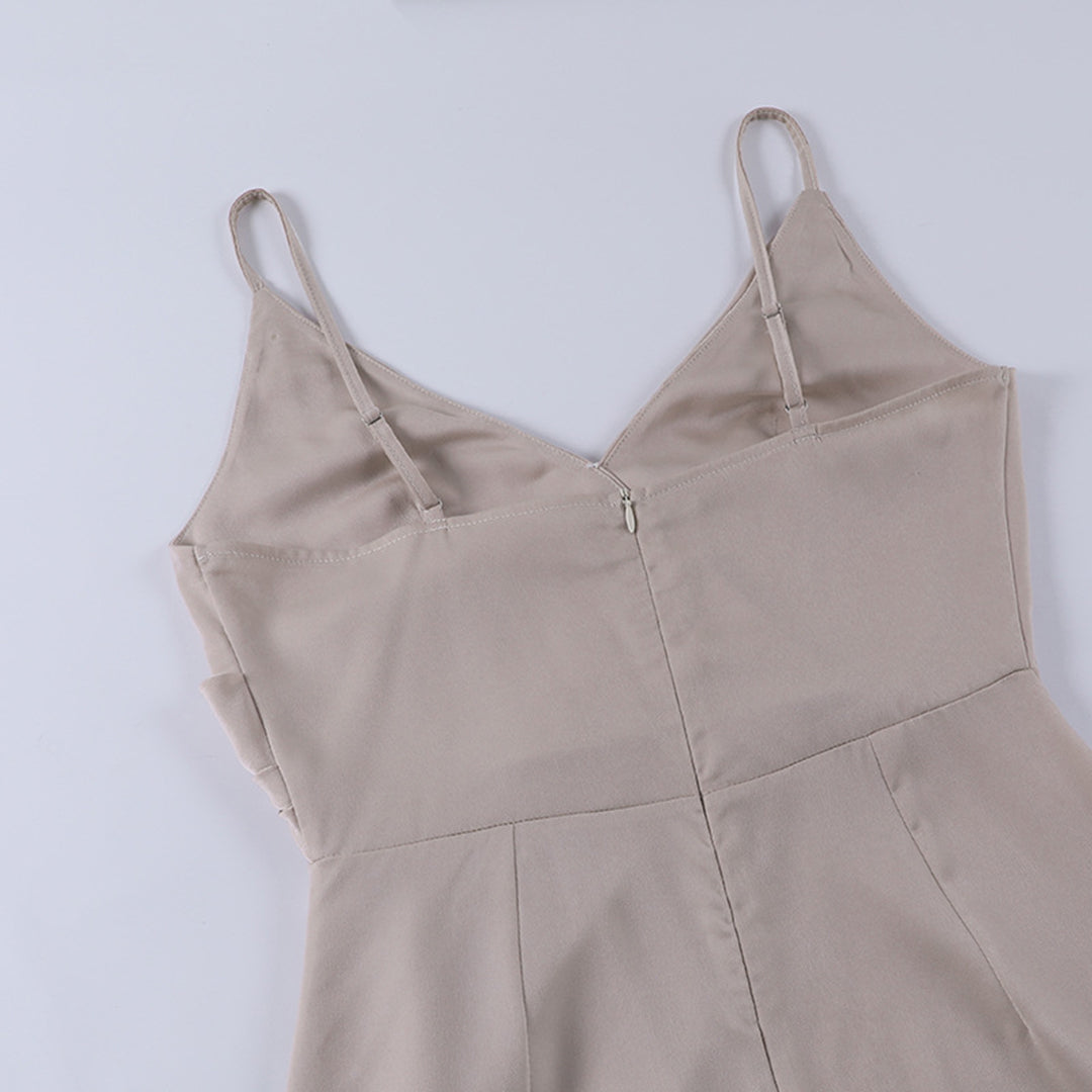 Robe de soirée maxi à décolleté croisé pour Femme – Andromeda