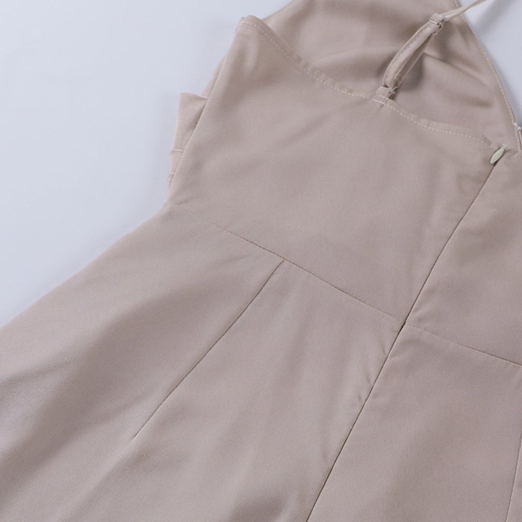 Robe de soirée maxi à décolleté croisé pour Femme – Andromeda
