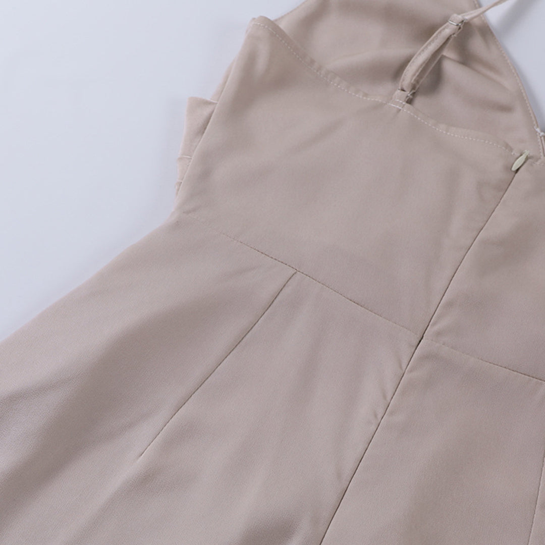 Robe de soirée maxi à décolleté croisé pour Femme – Andromeda