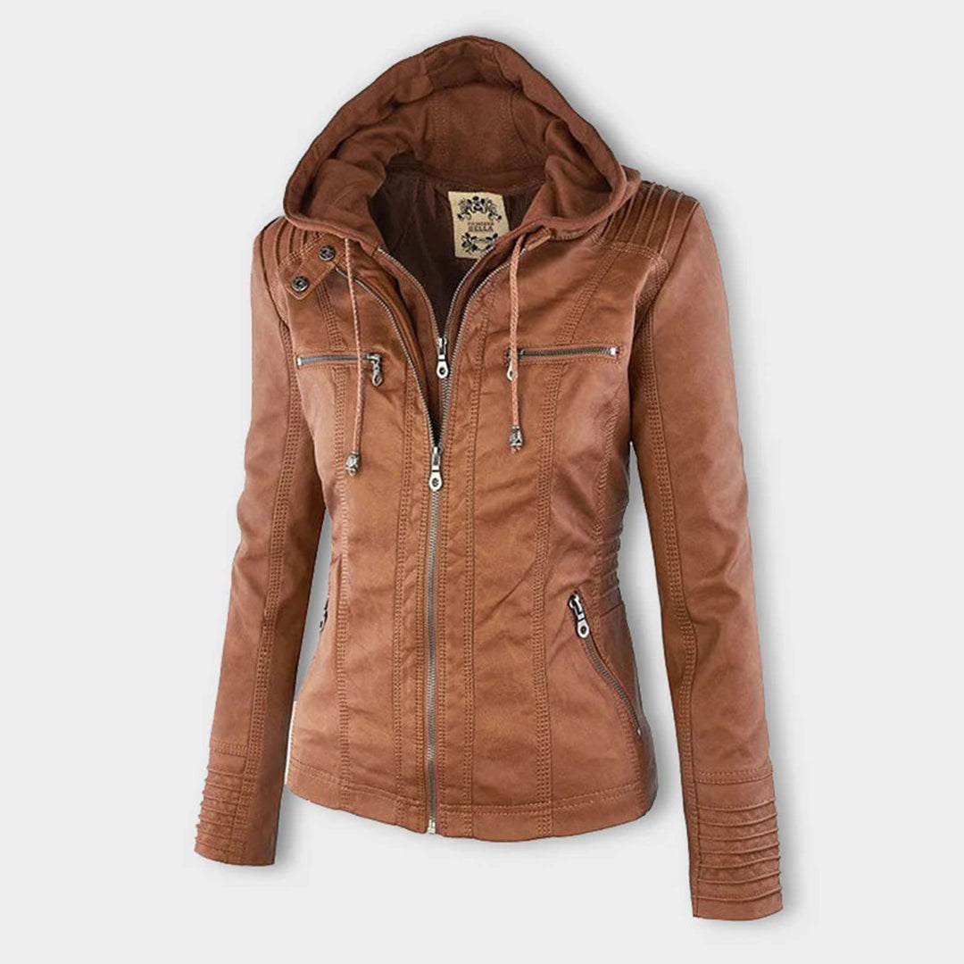 Margery | Veste en cuir élégante pour femmes