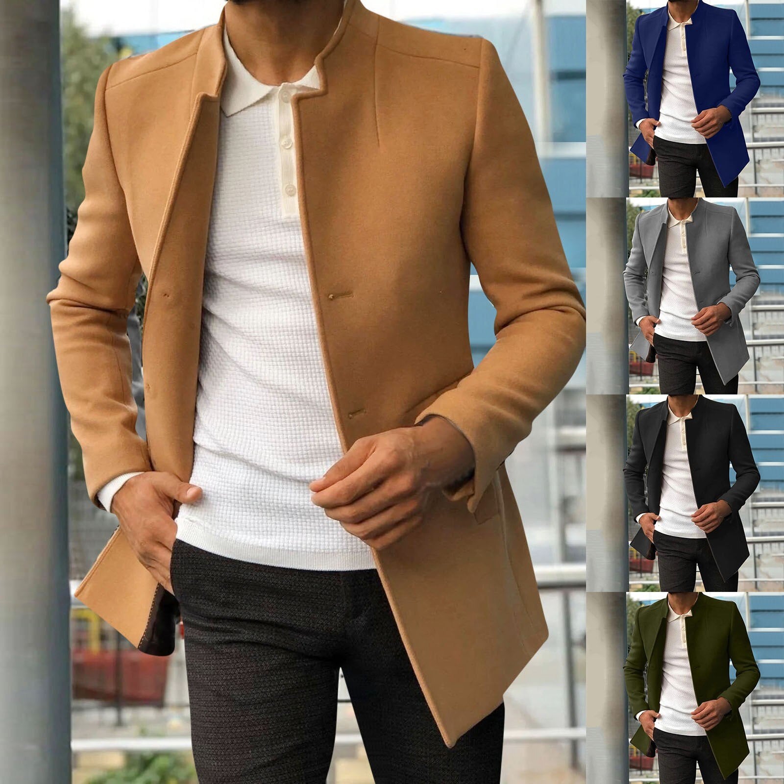 Shafiq | Manteau d'hiver moderne pour hommes