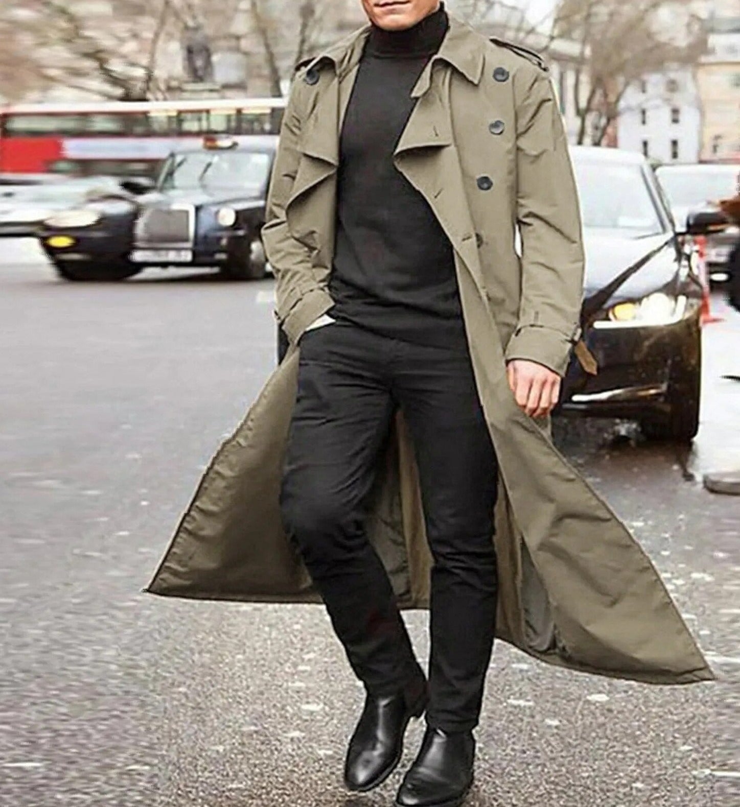 Meredith | Trench-coat élégant imperméable pour hommes
