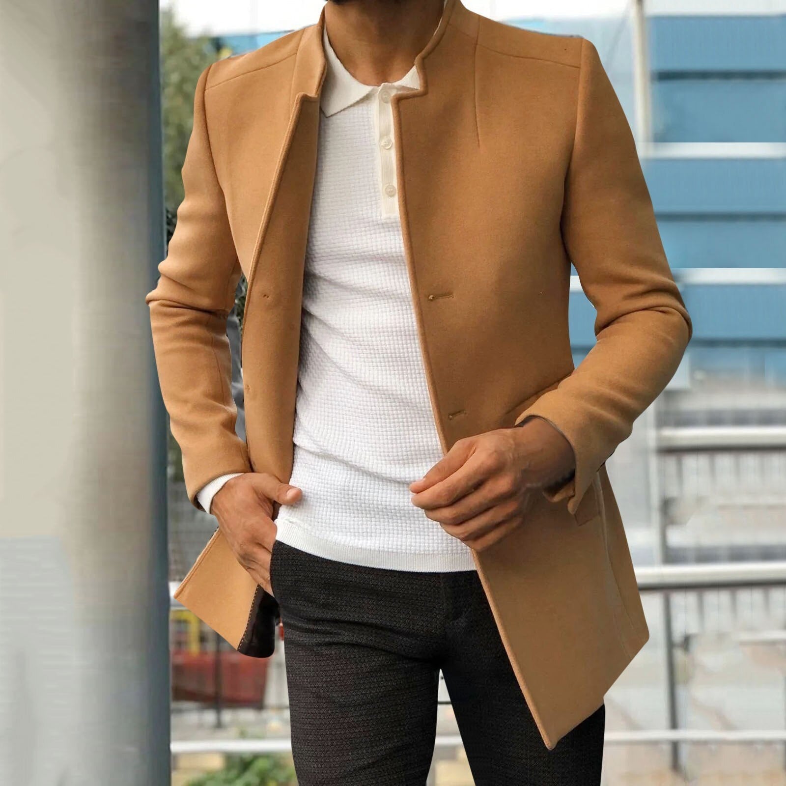 Shafiq | Manteau d'hiver moderne pour hommes