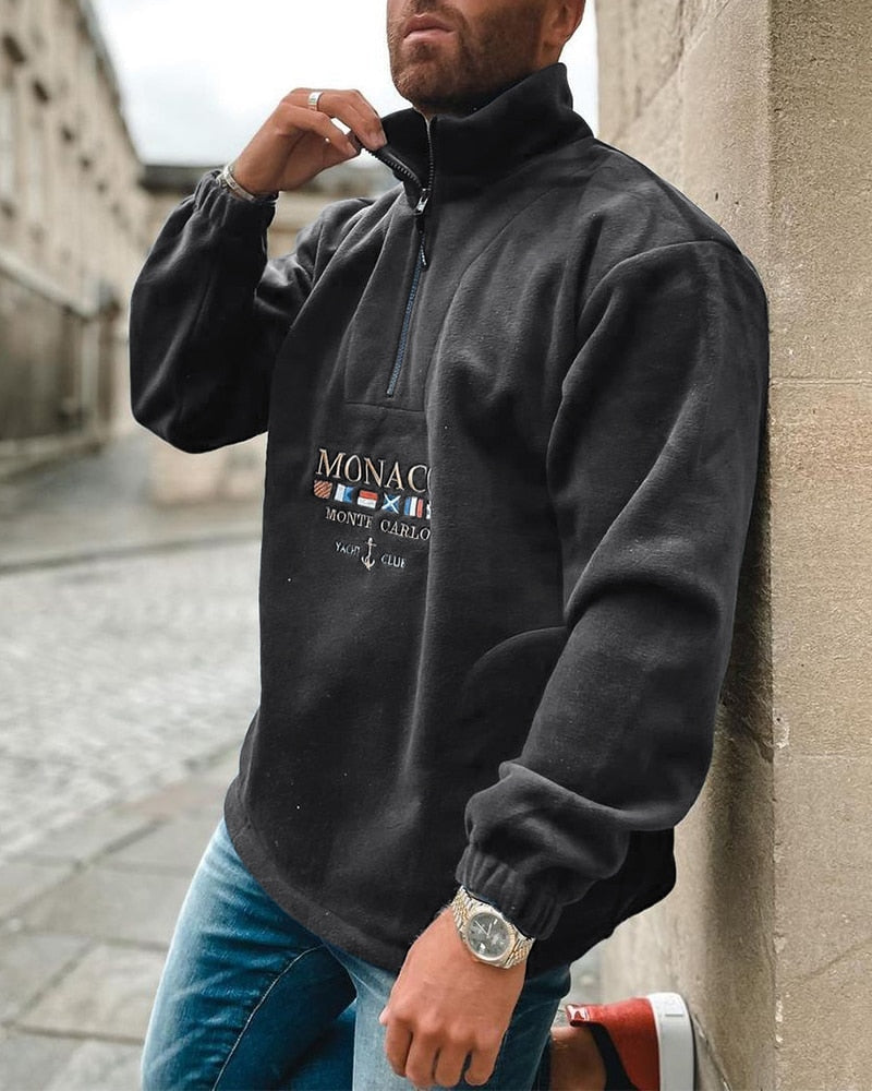 Monaco | Pull zippé pour homme